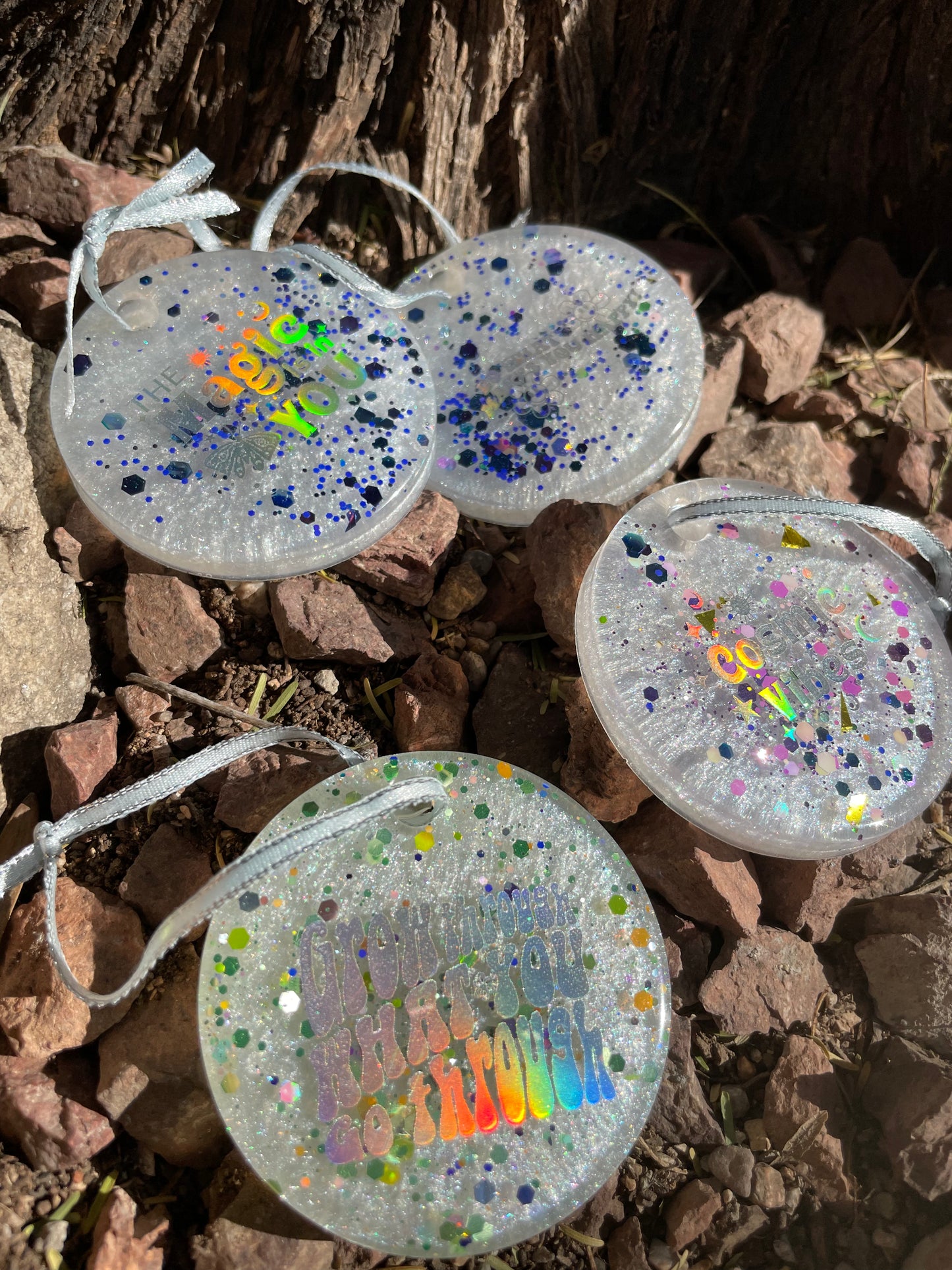 "Grow Through What You Go Through" Ornament