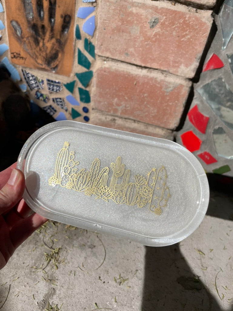 Desert Vibes White Pill Tray