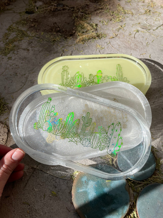 B-grade Desert Vibes Clear Pill Tray