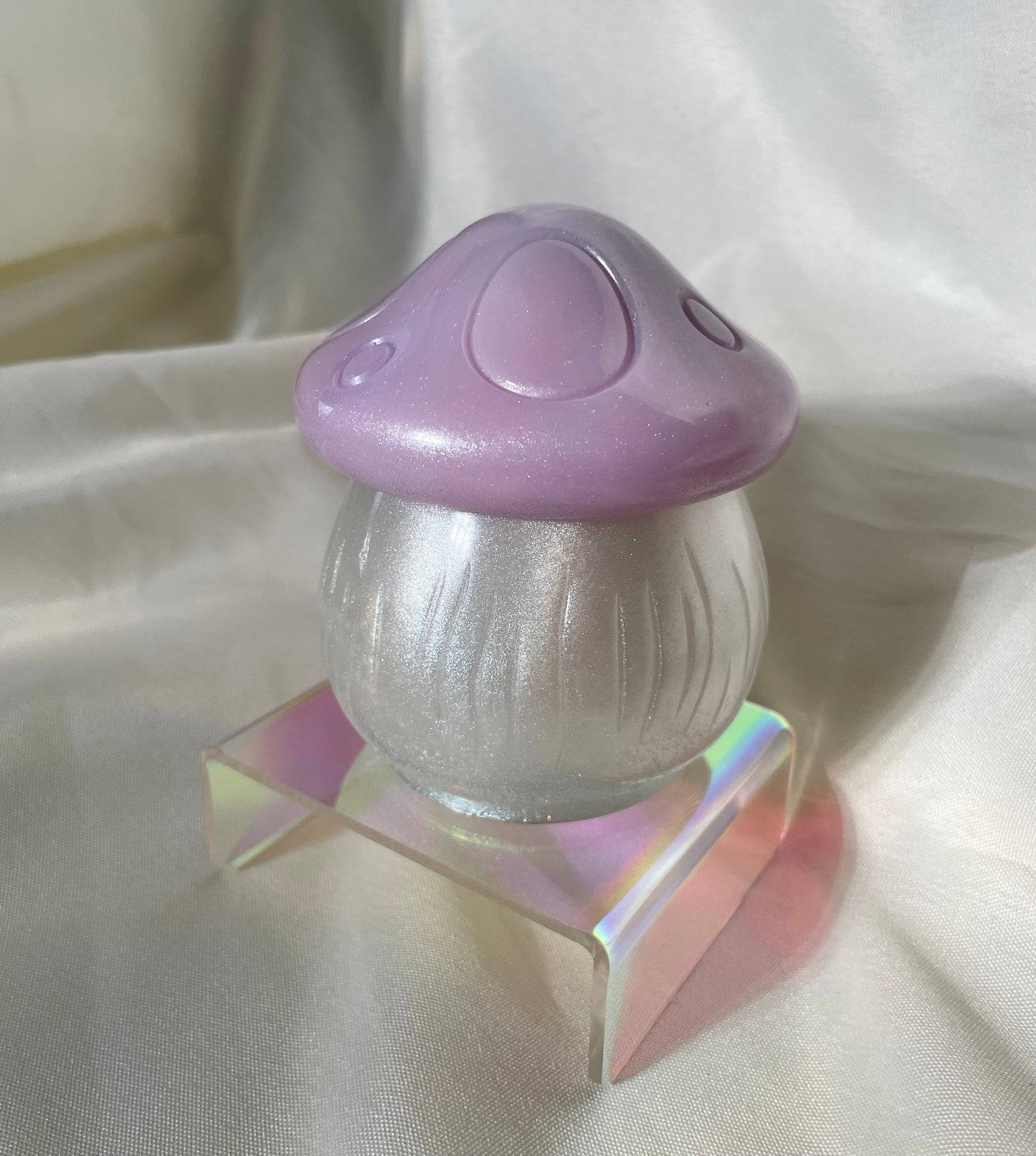 Mushroom Box Medium Light Purple