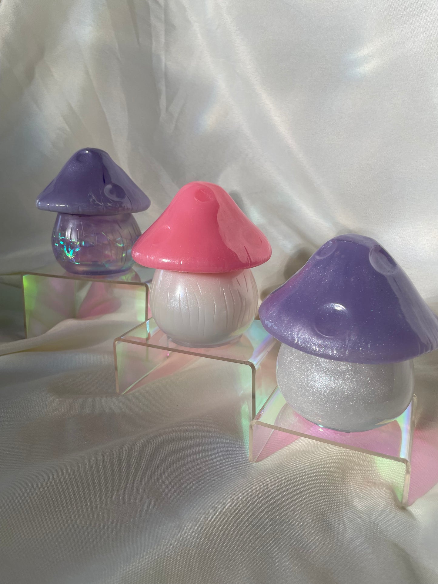 Mushroom Box Large in Pink