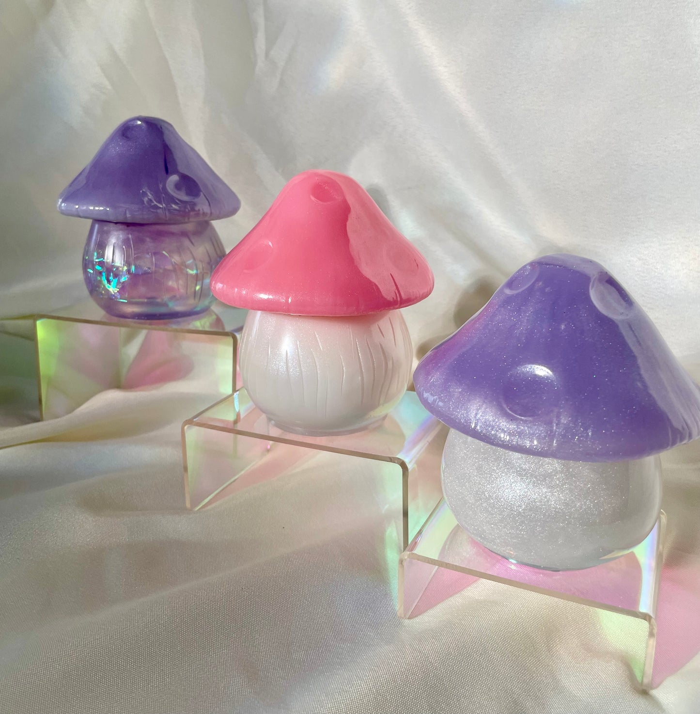 Mushroom Box Large in Light Purple