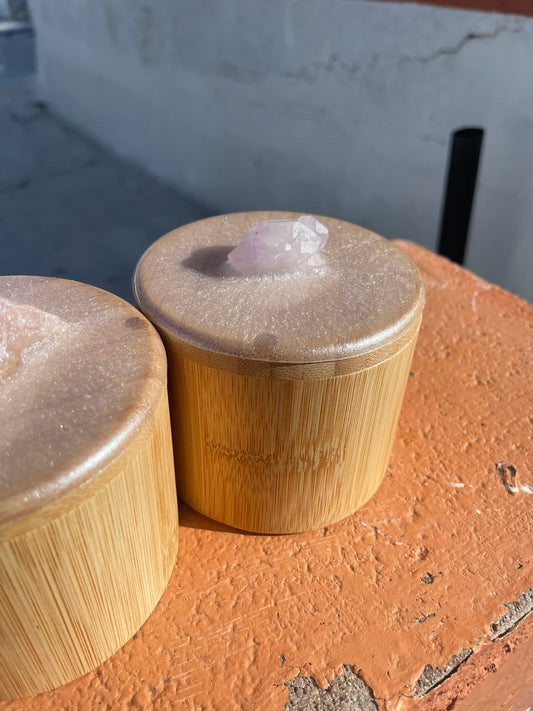 Amethyst Salt Box