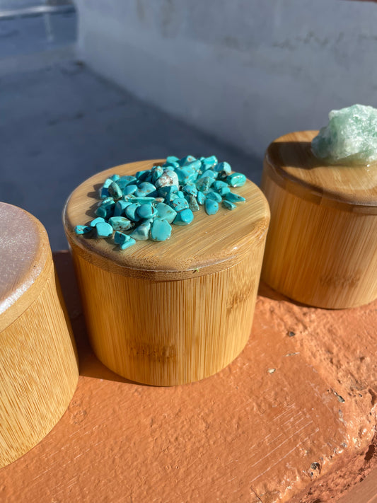 Turquoise Salt Box